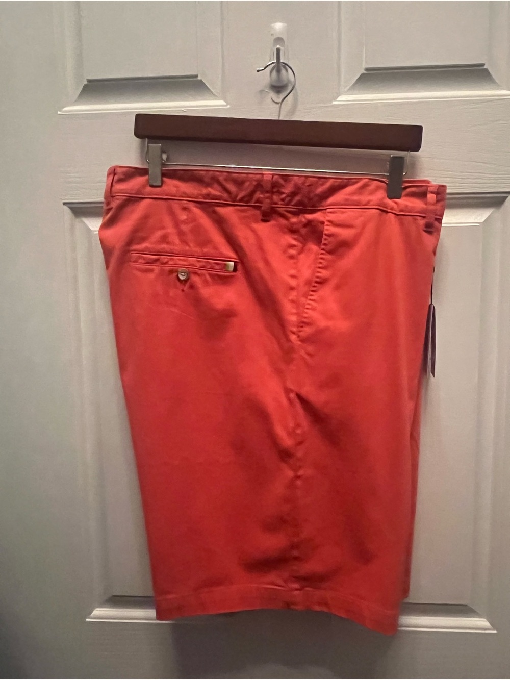 NWT ROBERT GRAHAM MEN'S LONESTAR CLASSIC FIT SHORTS- CORAL- SIZE 40